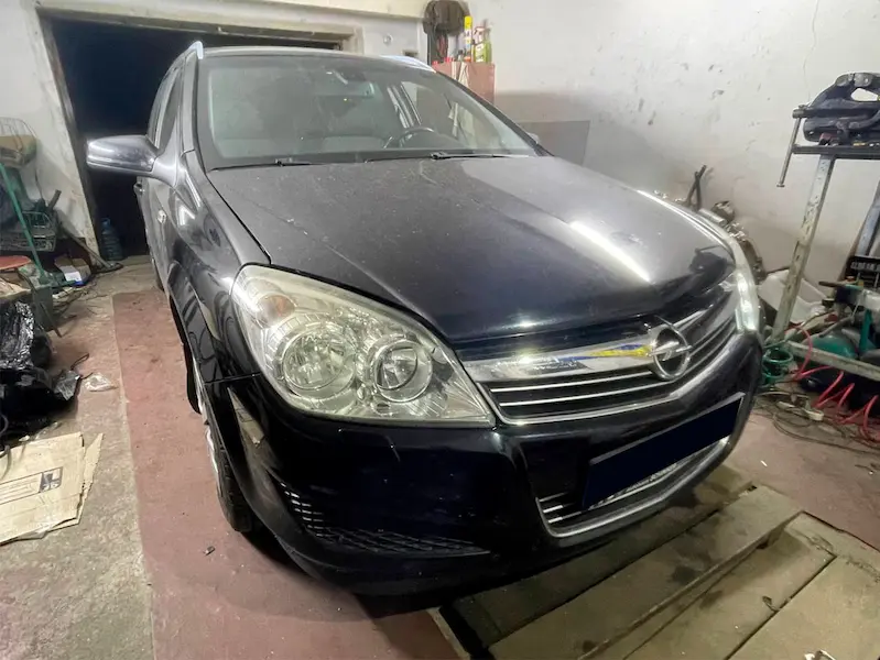 Встановлення ГБО на Opel Astra у Запоріжжі загальний вигляд